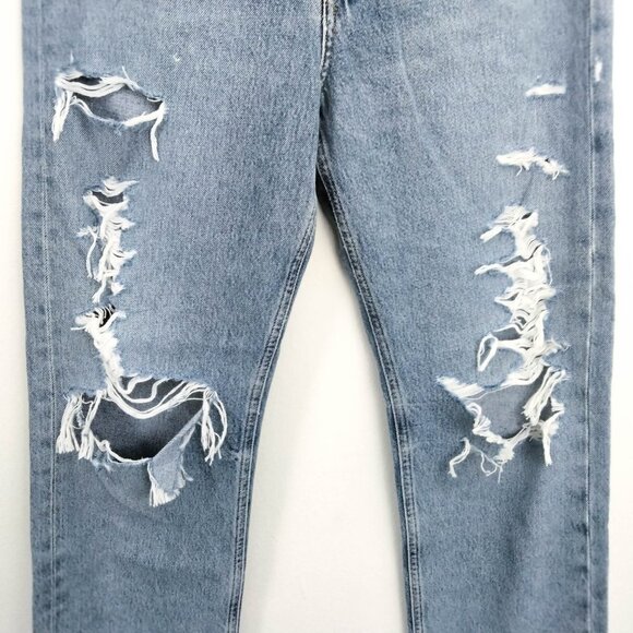 Agolde 90's Loose Distressed Jeans in Major 24 - Picture 4 of 10